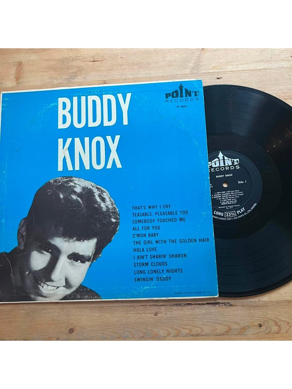 Buddy Knox - Buddy Knox 33rpm VG+ VR16